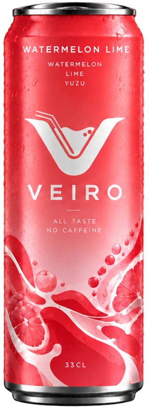 VEIRO Watermelon Lime, burk med smak av vattenmelon, lime och yuzu